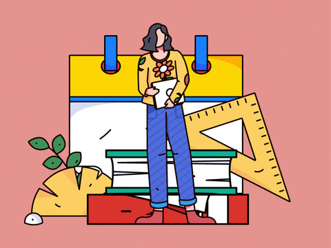 教育矢量插畫