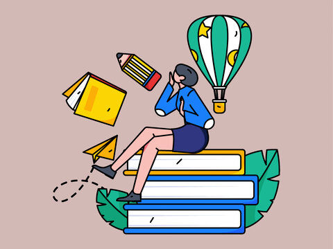 教育矢量插畫