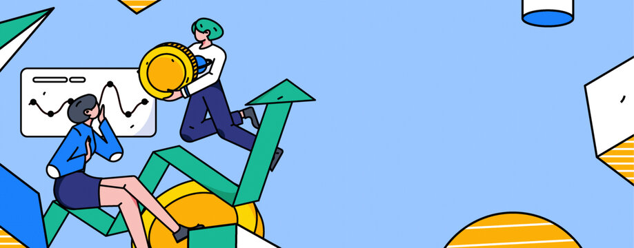 金融矢量插畫