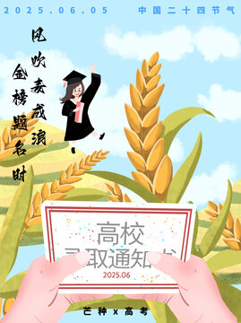 二十四節(jié)氣高考海報(bào)
