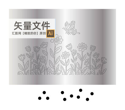 花叢蝴蝶鏤空板
