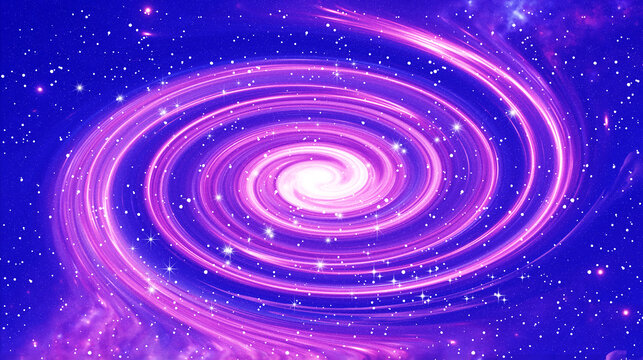 紫色高清旋渦星空軟膜燈箱