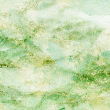 清新淡綠色系水彩紋理背景