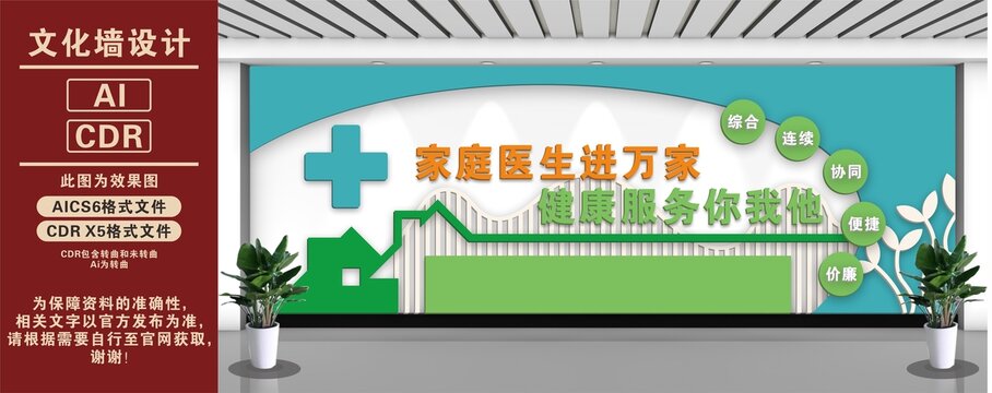 家庭醫(yī)生宣傳文化墻