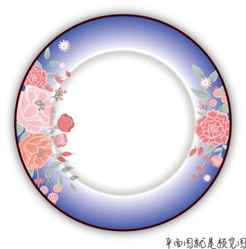餐具花面
