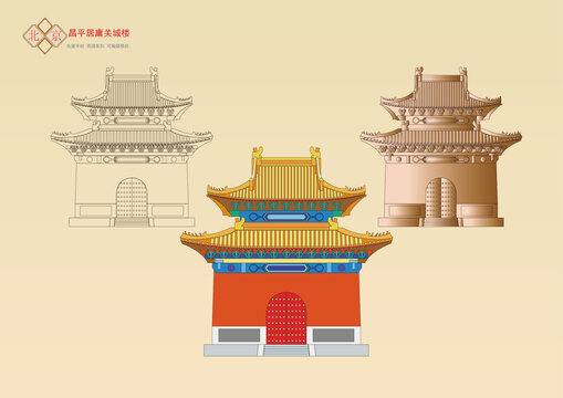 北京昌平居庸關(guān)城樓