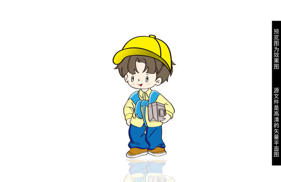 卡通男孩
