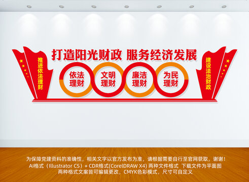 財政文化墻