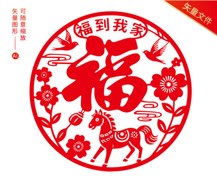 馬年靜電貼