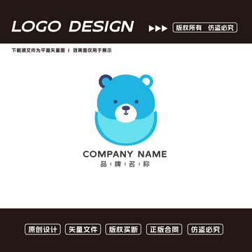 小熊logo標(biāo)志