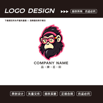 猴子logo標志