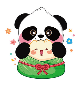 卡通熊貓