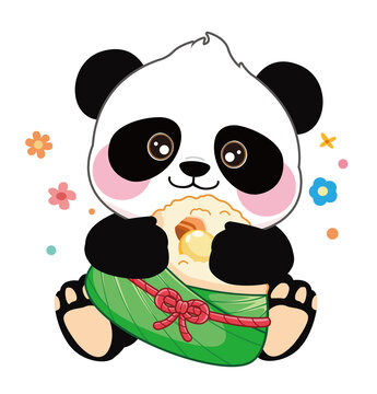 卡通熊貓