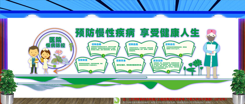 醫(yī)院慢病防控文化墻