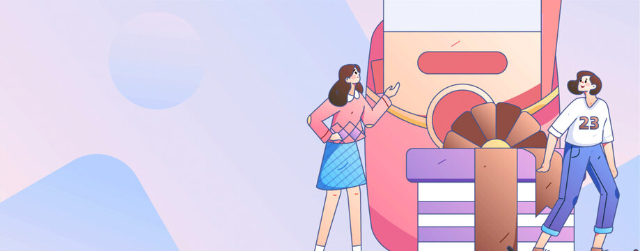 電商矢量插畫