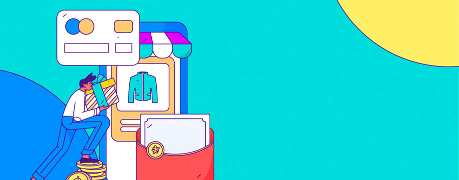 電商矢量插畫