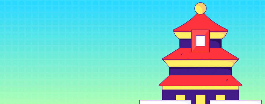 建筑矢量插畫(huà)