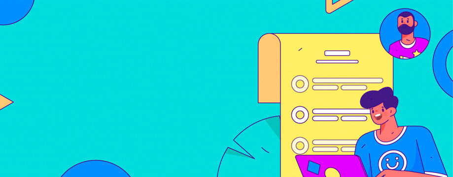 招聘矢量插畫