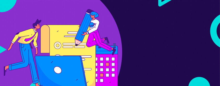 招聘矢量插畫
