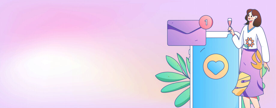 公告矢量插畫