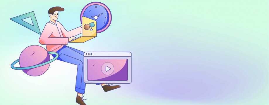 教育矢量插畫