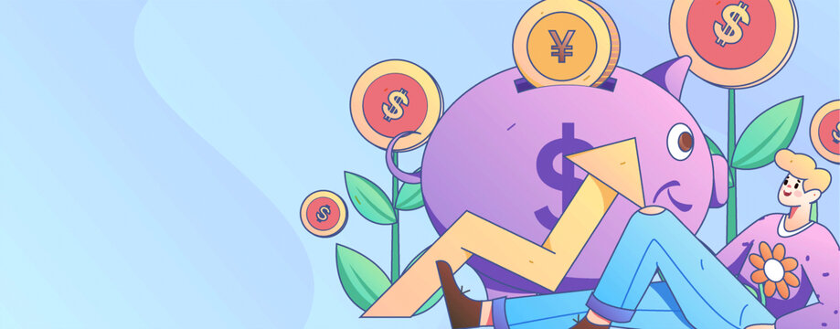 金融矢量插畫