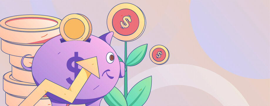 金融矢量插畫