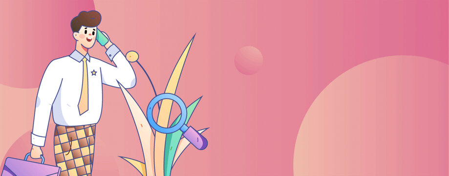 招聘矢量插畫