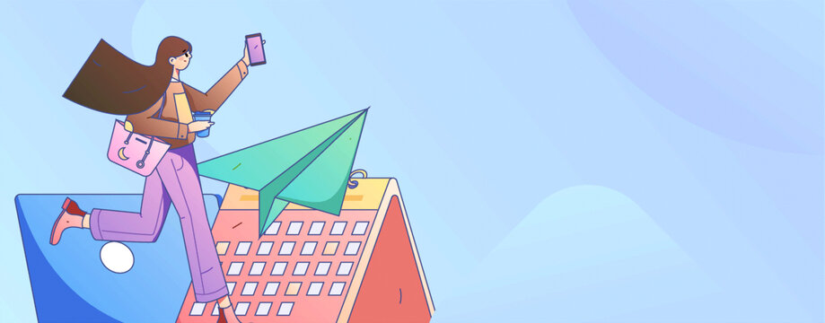 招聘矢量插畫