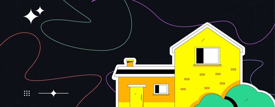 建筑矢量插畫