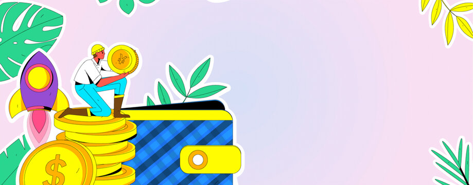 金融矢量插畫