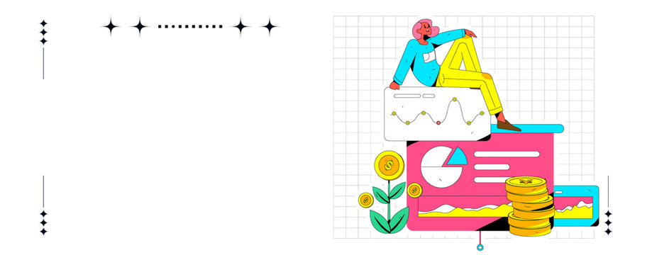 金融矢量插畫