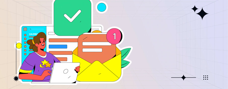 商務矢量插畫