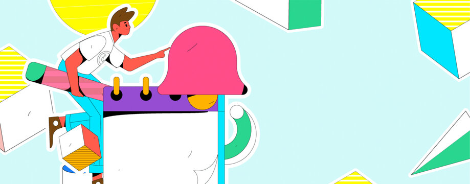 通知矢量插畫