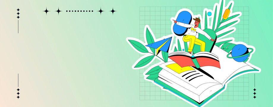 閱讀矢量插畫