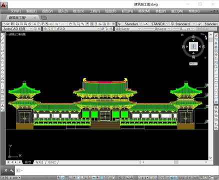 鐘鼓樓建筑CAD施工圖