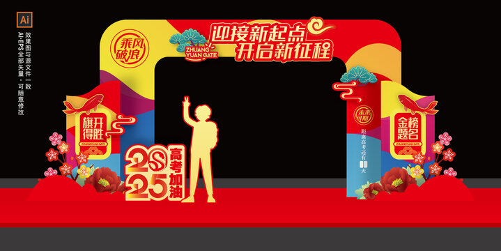 高考門(mén)頭高考龍門(mén)架