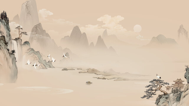 中式風(fēng)格裝飾畫