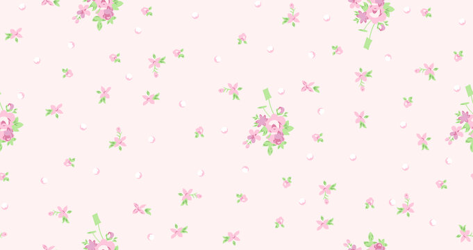 線繡小碎花