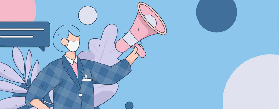 通知矢量插畫