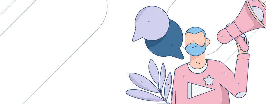 通知矢量插畫