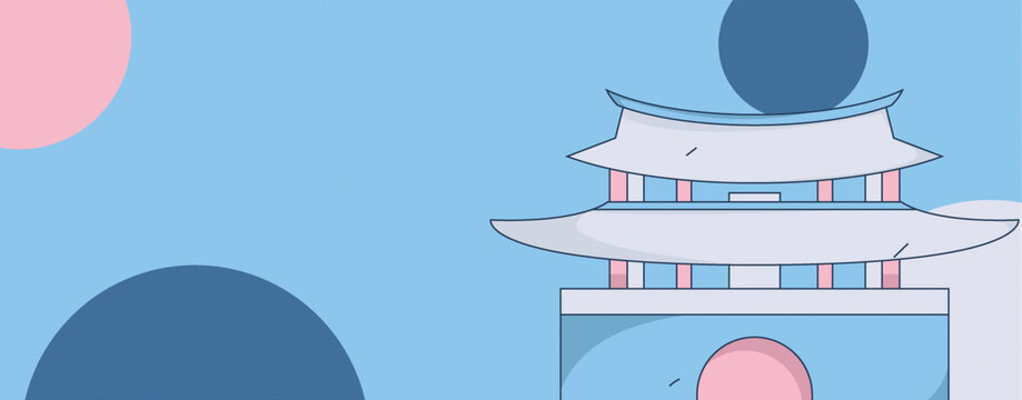 建筑矢量插畫