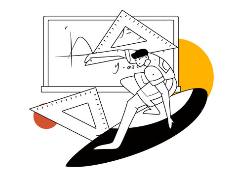 教育矢量插畫