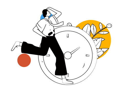 跑步矢量插畫