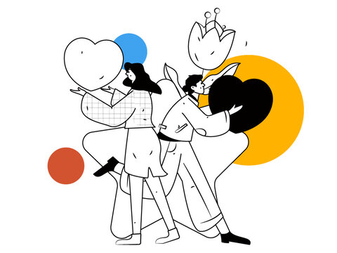 情人節(jié)矢量插畫