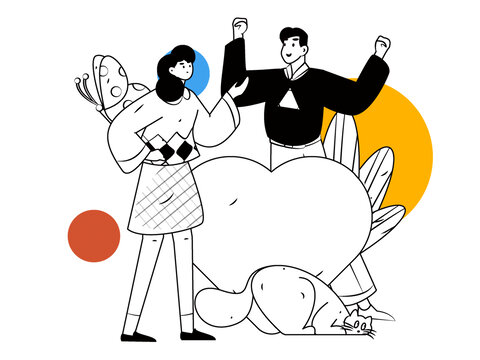 情人節(jié)矢量插畫