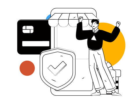 權(quán)益日矢量插畫