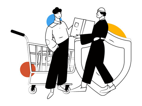 權(quán)益日矢量插畫