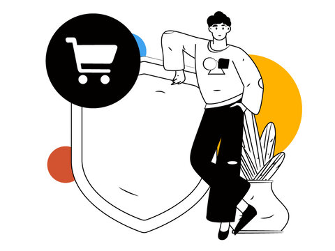 權(quán)益日矢量插畫