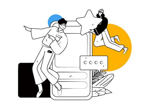 社交矢量插畫